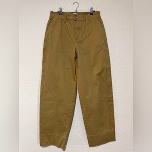 Blue Artemis Size 4 Khaki Wide Leg Pants High Rise NWOT